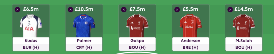 SportsCasting Picks Best Midfield in FPL 2025/26